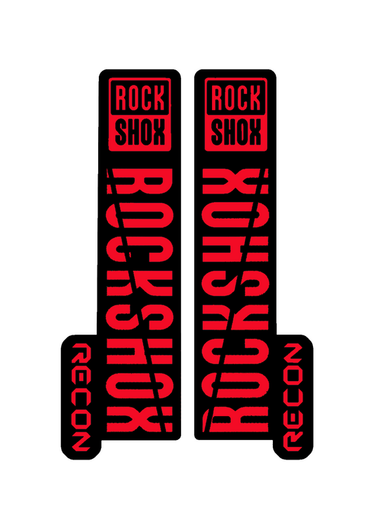 Naklejka na amortyzator Rock Shox Recon