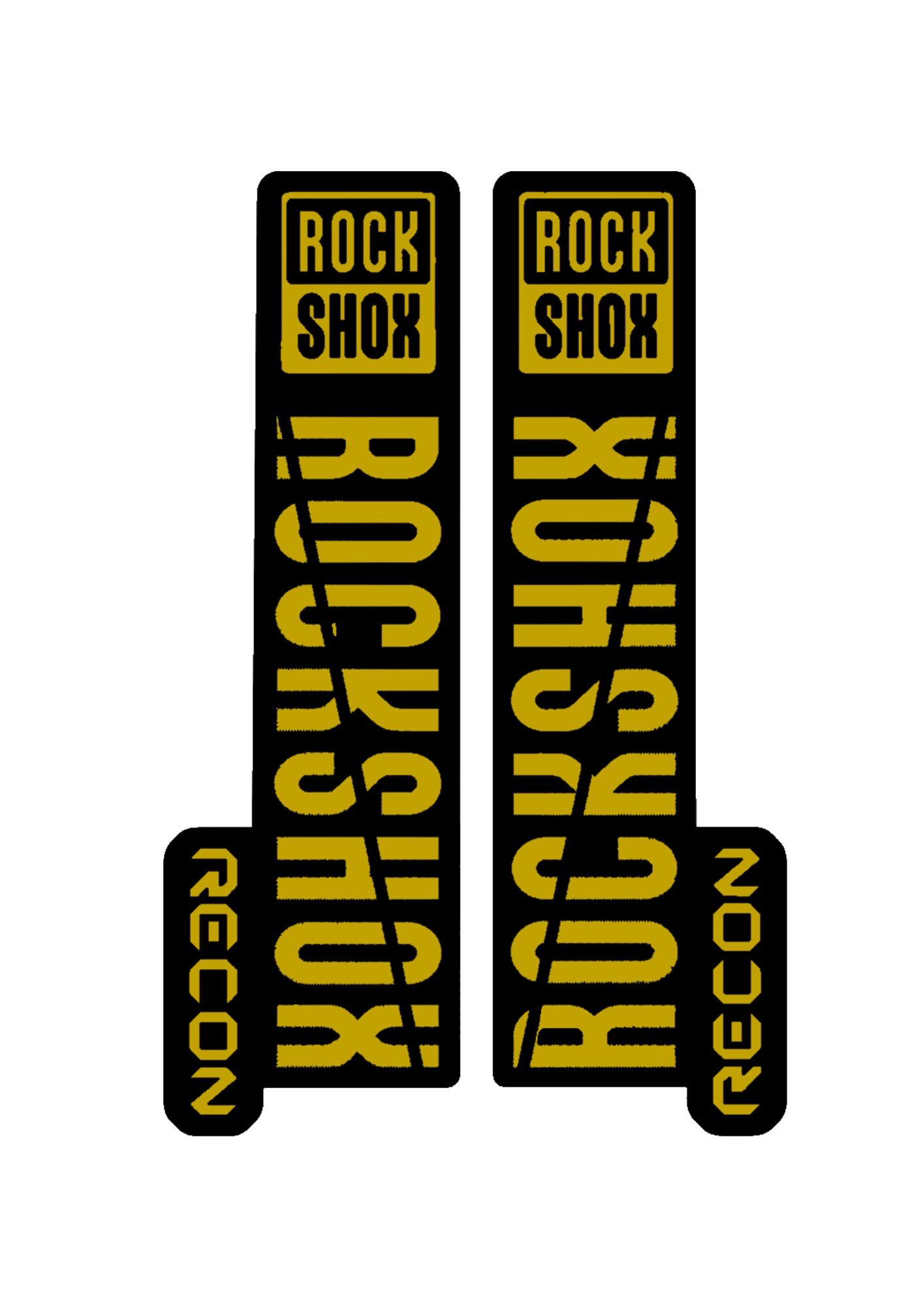 Naklejka na amortyzator Rock Shox Recon