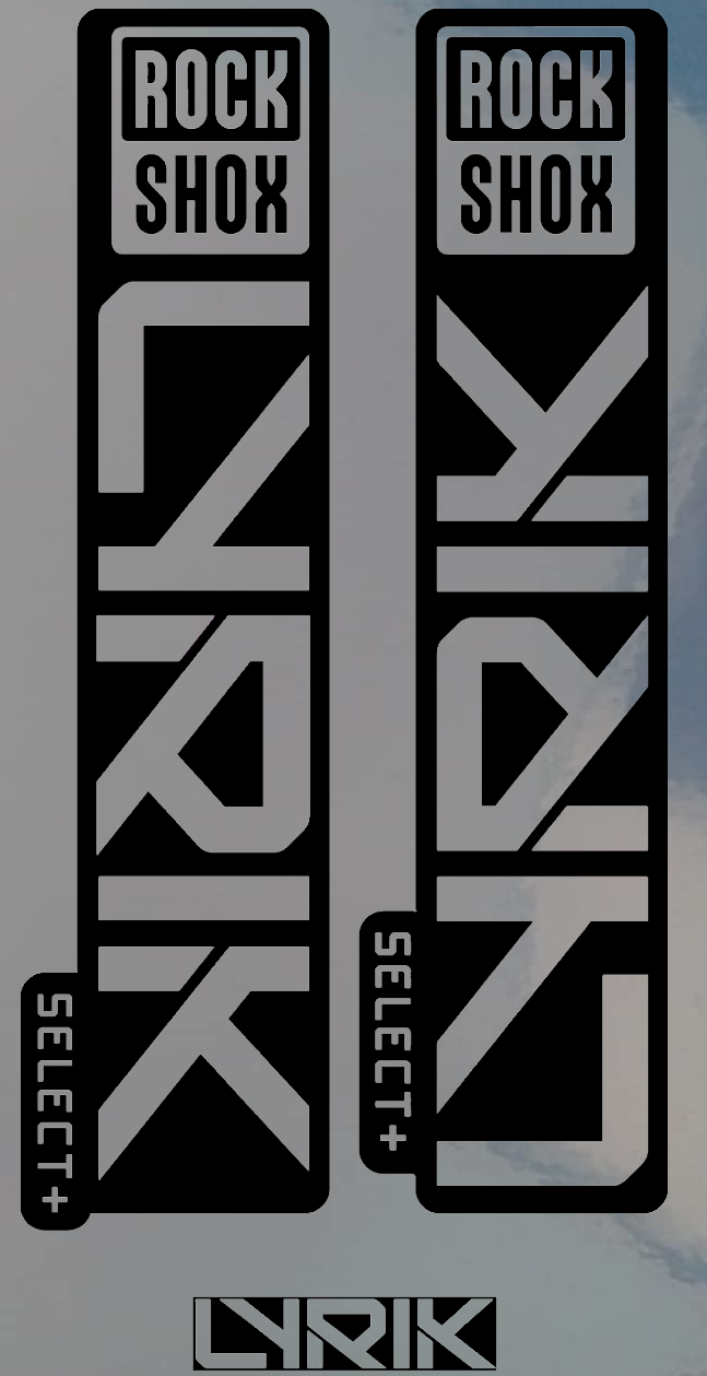 Naklejka na amortyzator Rock Shox Lyrik Select +
