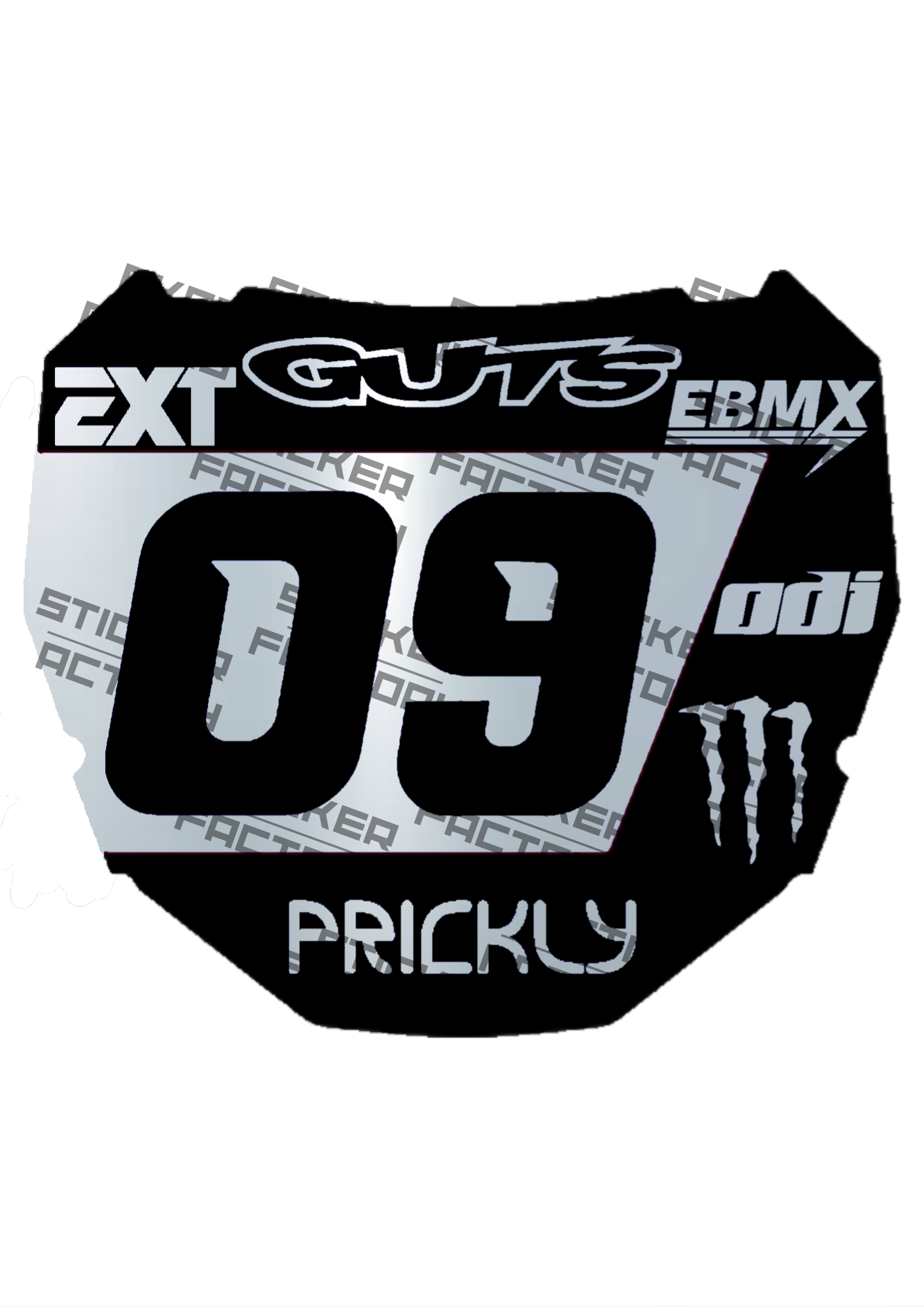 Naklejka na Odi Plate (styl 3)