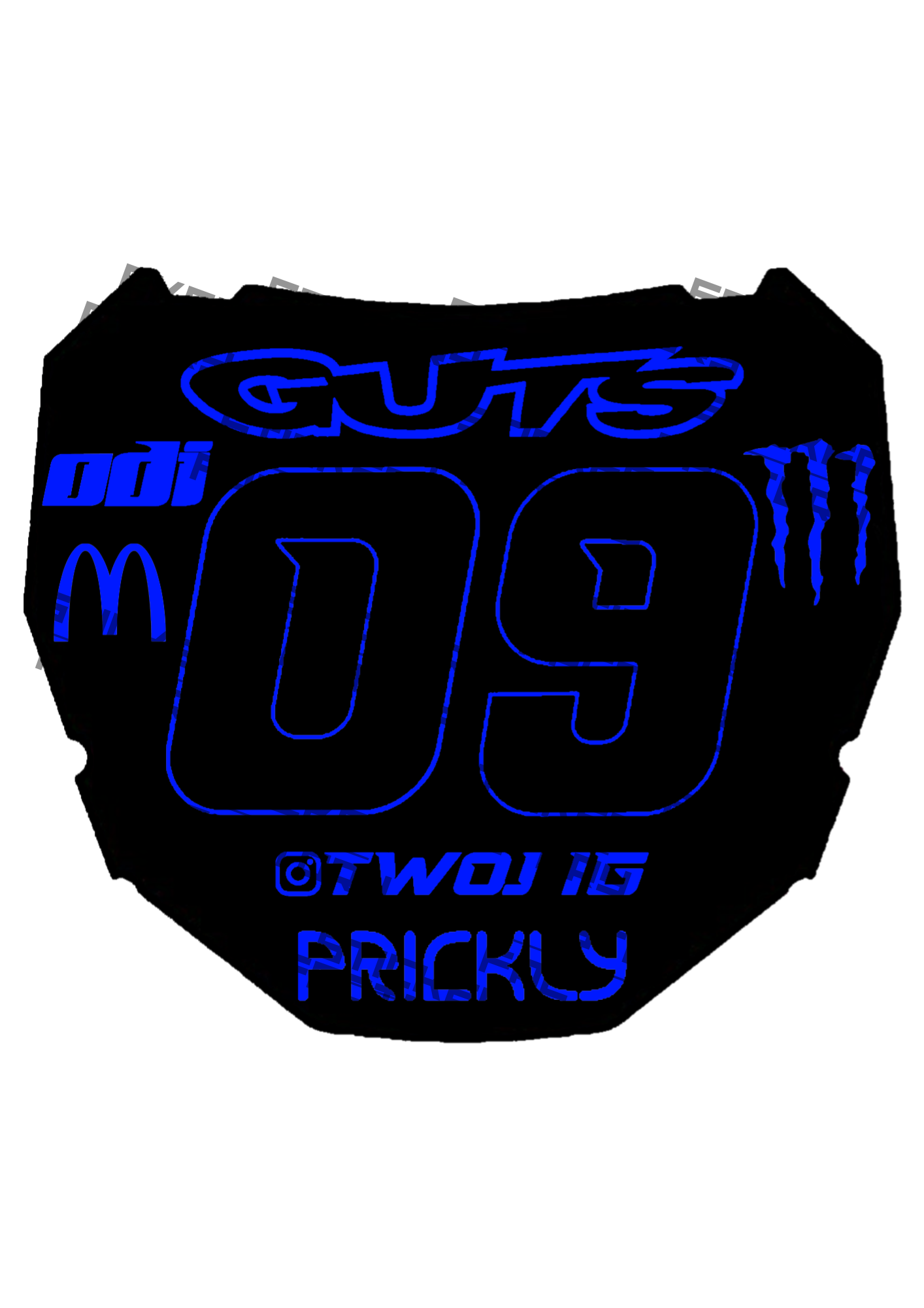 Naklejka na Odi Plate (styl 1)