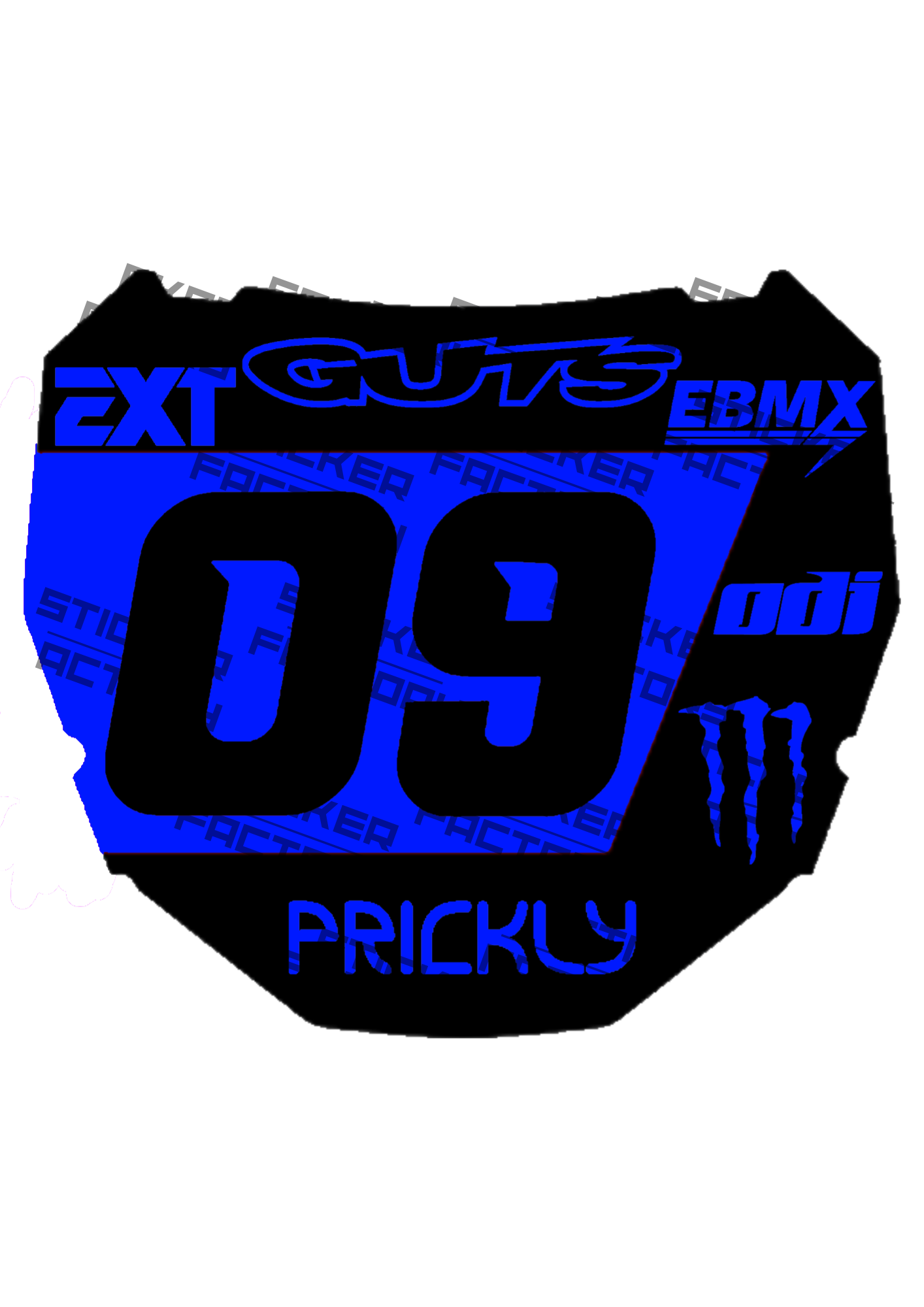 Naklejka na Odi Plate (styl 3)