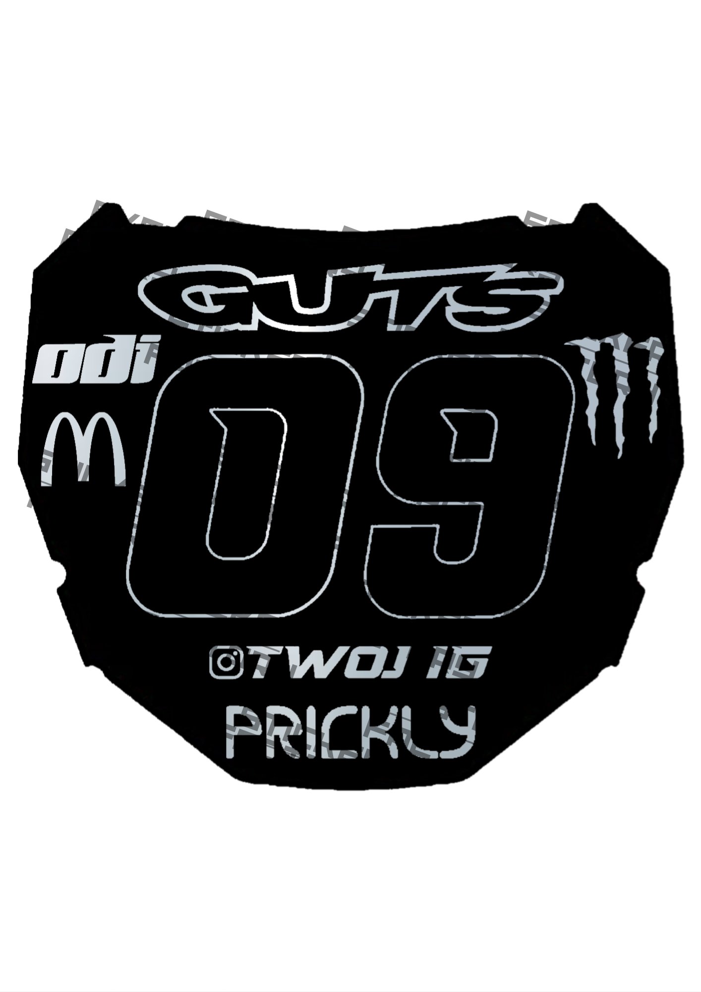 Naklejka na Odi Plate (styl 1)