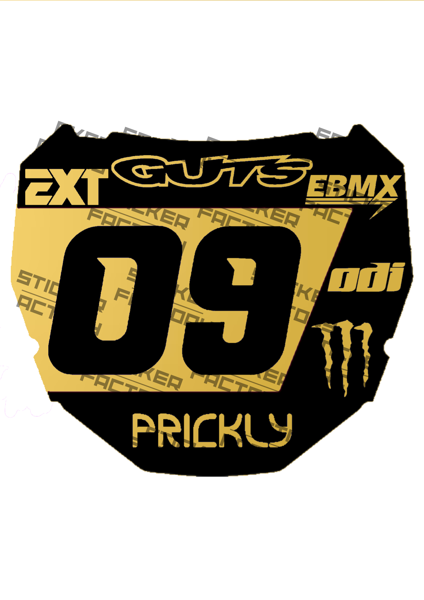 Naklejka na Odi Plate (styl 3)