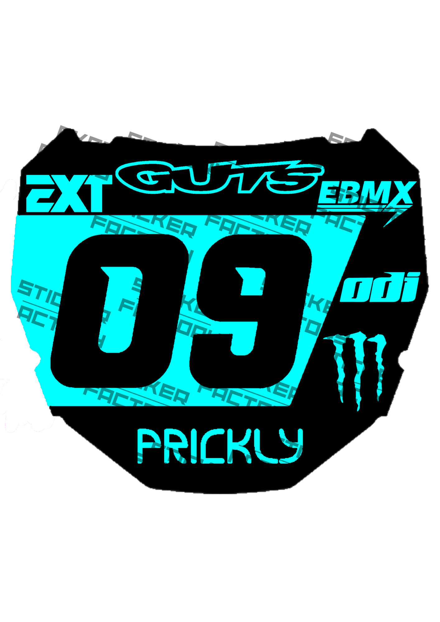 Naklejka na Odi Plate (styl 3)