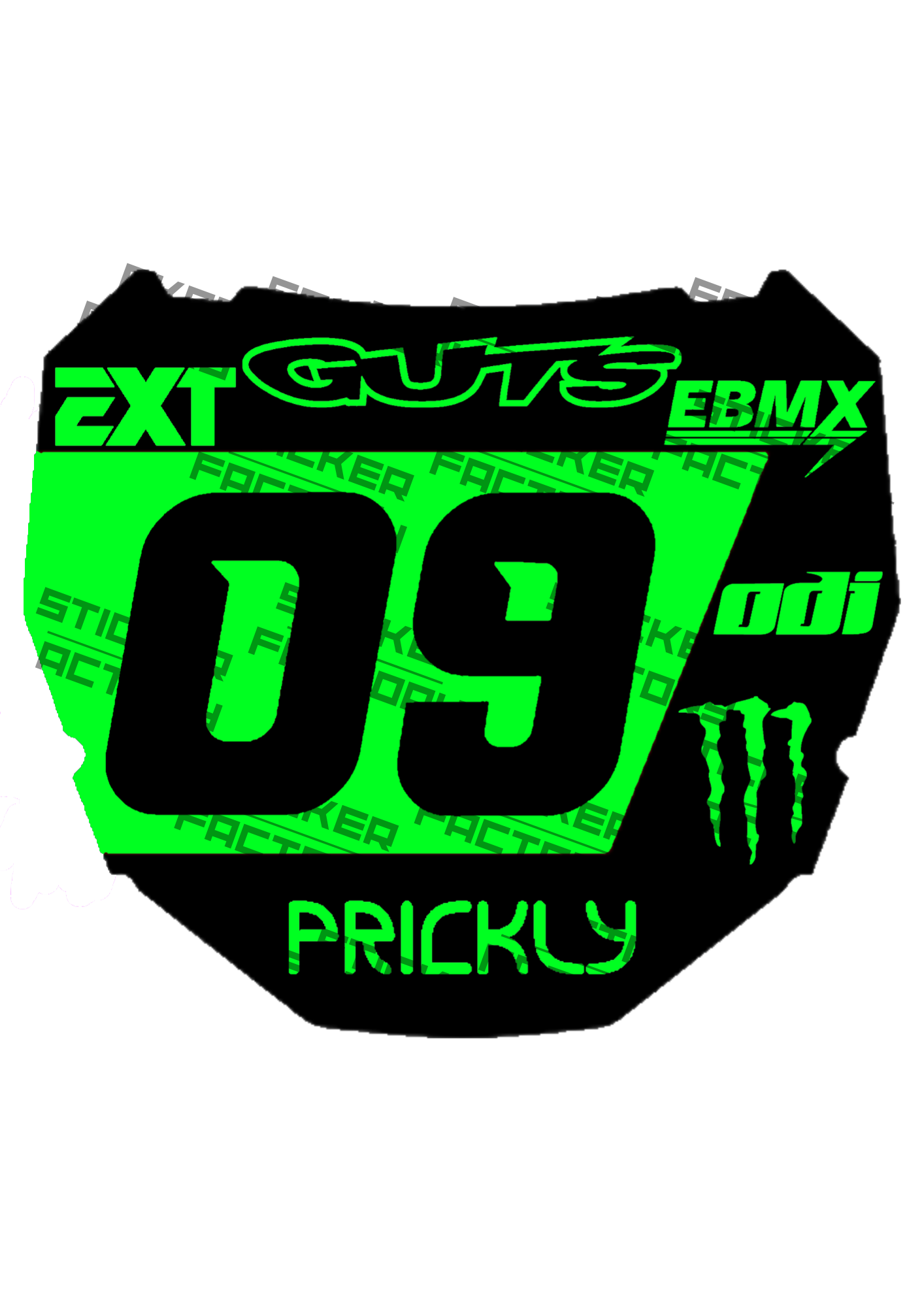 Naklejka na Odi Plate (styl 3)