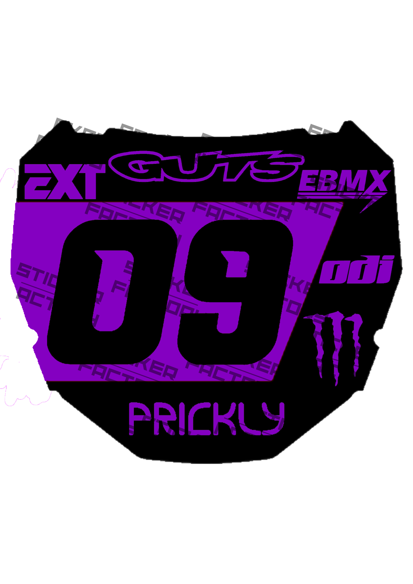 Naklejka na Odi Plate (styl 3)