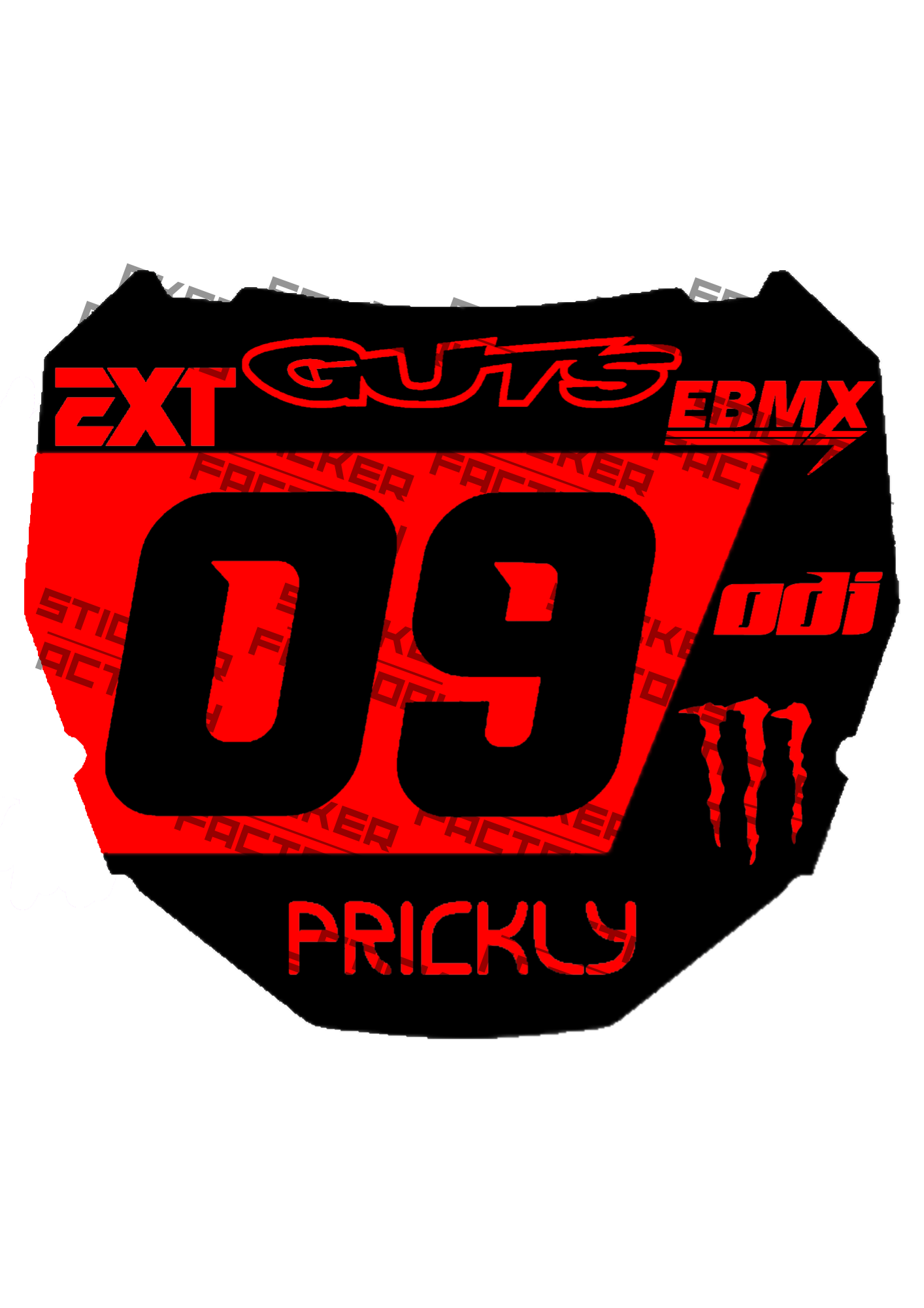 Naklejka na Odi Plate (styl 3)