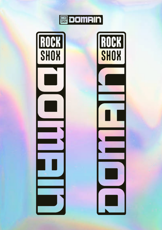 Naklejka na amortyzator Rock Shox Domain