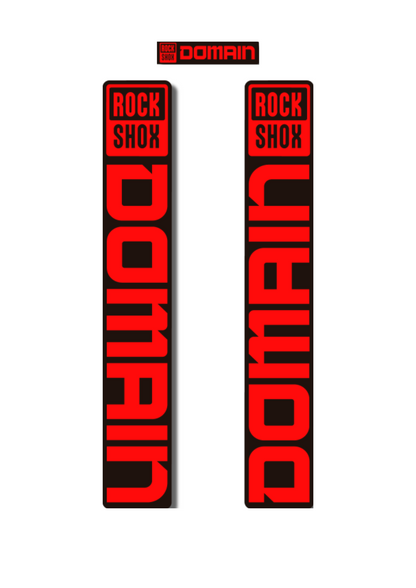Naklejka na amortyzator Rock Shox Domain