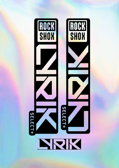 Naklejka na amortyzator Rock Shox Lyrik Select +