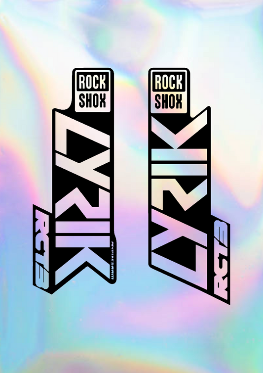 Naklejka na amortyzator Rock Shox Lyrik RCT3