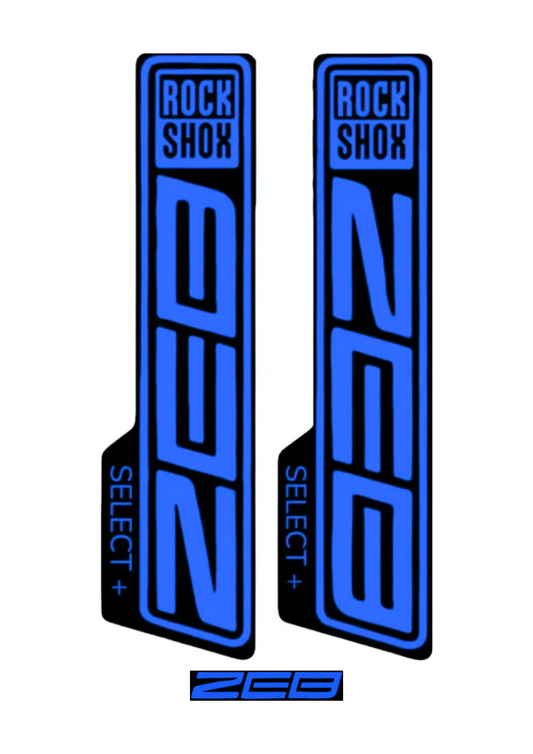 Naklejka na amortyzator Rock Shox ZEB select+