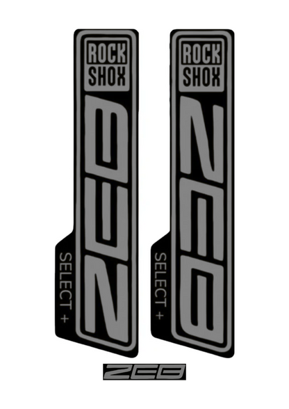 Naklejka na amortyzator Rock Shox ZEB select+