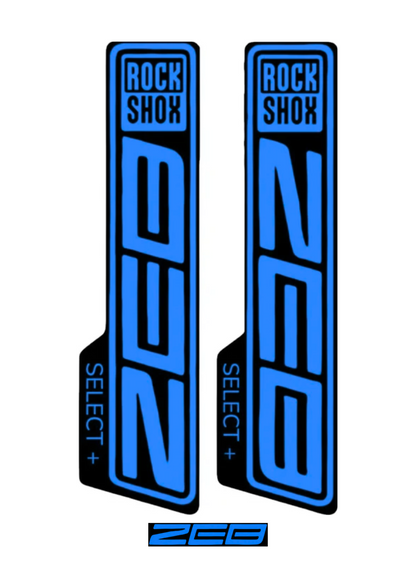Naklejka na amortyzator Rock Shox ZEB select+