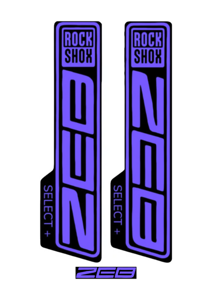 Naklejka na amortyzator Rock Shox ZEB select+
