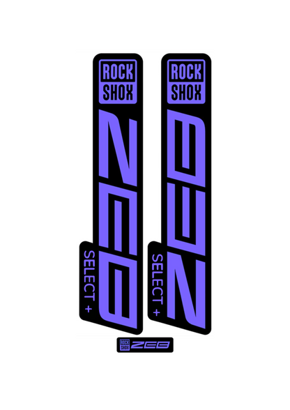 Naklejka na amortyzator Rock Shox ZEB select+