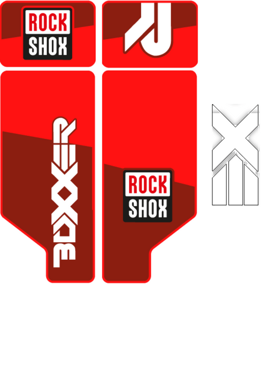 Naklejka na amortyzator Rock Shox Boxxer 2012
