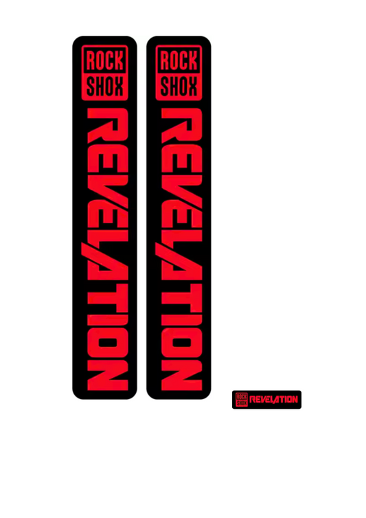 Naklejka na amortyzator Rock Shox Revelation