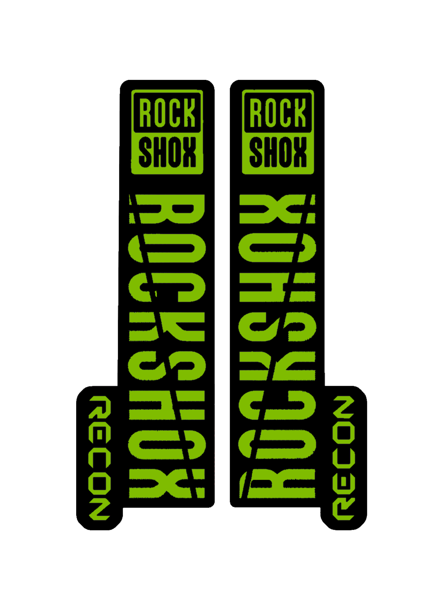 Naklejka na amortyzator Rock Shox Recon