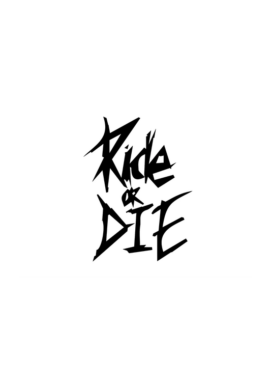 Naklejka RIDE OR DIE