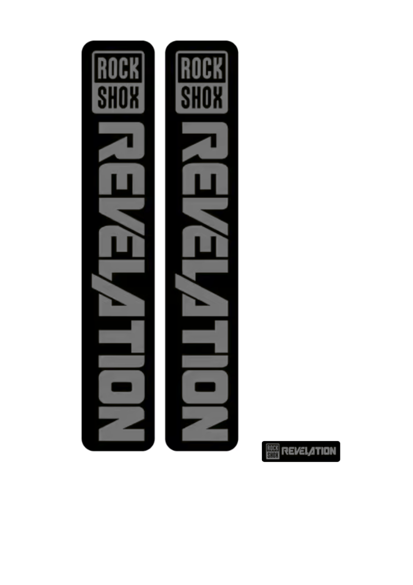 Naklejka na amortyzator Rock Shox Revelation